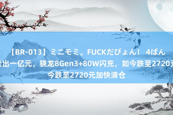 【BR-013】ミニモミ。FUCKだぴょん！ 4ばん 首销1秒卖出一亿元，骁龙8Gen3+80W闪充，如今跌至2720元加快清仓